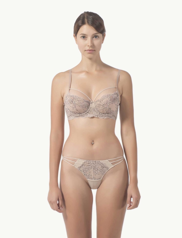 ADRIANA String briefs with a lace detail - Thumbnail