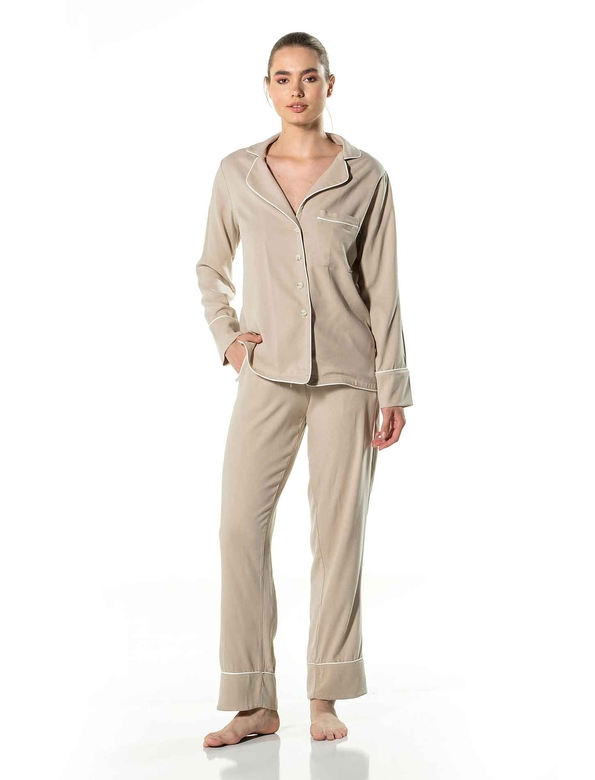 KAUDUPUL - ALIVIA PYJAMA SET CAMEL