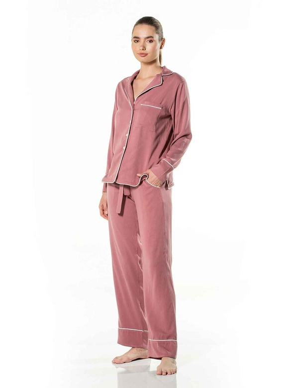 ALIVIA PYJAMA SET POWDER - Thumbnail