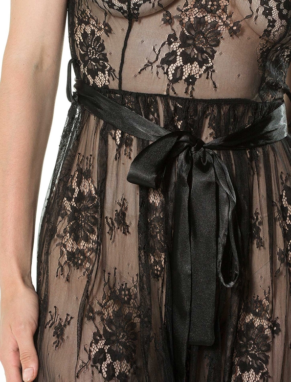 AMANI SHORT NIGHTWEAR BLACK - Thumbnail