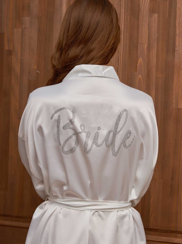 BRIDE LONG ROBE WHITE - Thumbnail