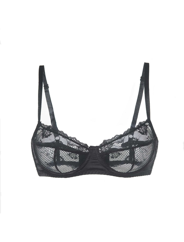 CARLA Bra with mesh details - Thumbnail