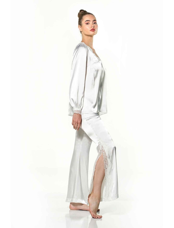 LEILA PYJAMA SET WHITE - Thumbnail
