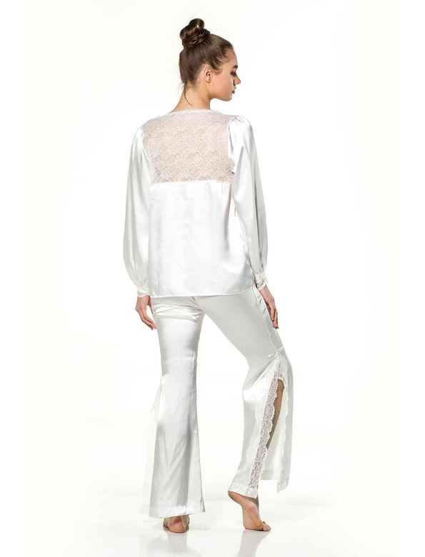 LEILA PYJAMA SET WHITE - Thumbnail
