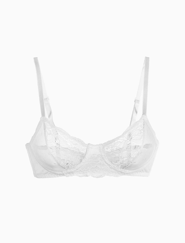 MINA Bra with floral lace pattern - Thumbnail