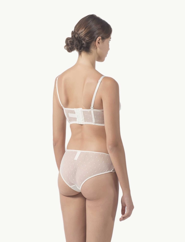 MINA Briefs with floral lace pattern - Thumbnail