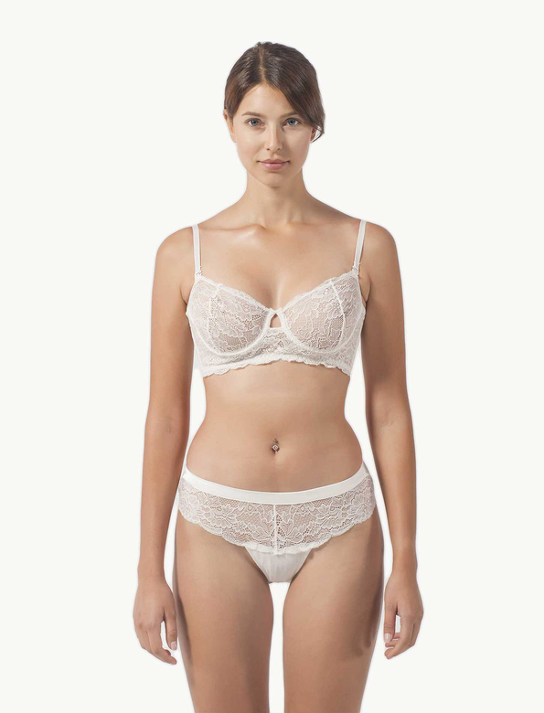 KAUDUPUL - MINA Floral dantel desenli string külot