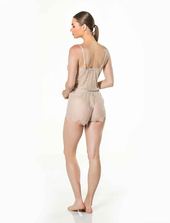 NESIBE CAMI & SHORTS SET BONE - Thumbnail