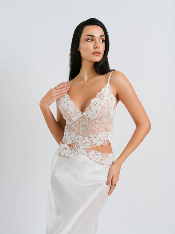 RANA NIGHTWEAR WHITE - Thumbnail