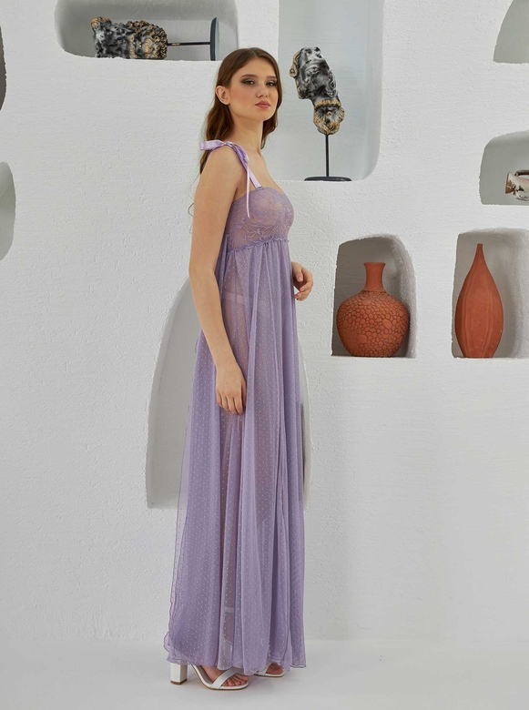 SAKIRA NIGHTWEAR LILAC - Thumbnail