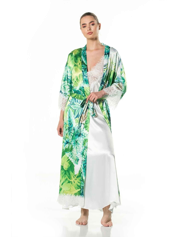 SARINA LONG NIGHTWEAR & ROBE SET - Thumbnail