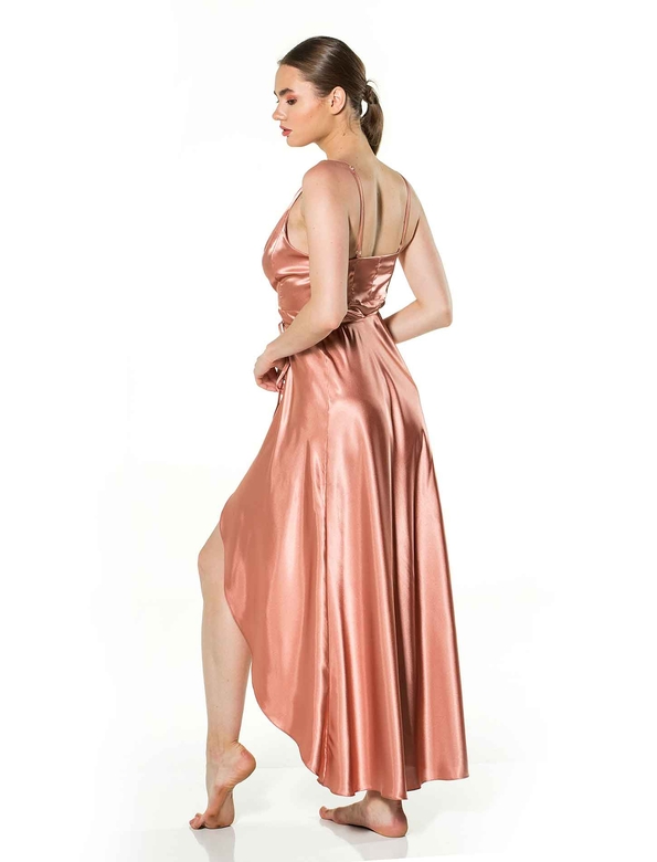TIANA LONG NIGHTWEAR SALMON - Thumbnail